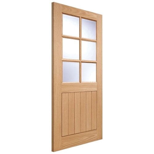 Traditional Oak External Door - Cottage Stable 6 Pane